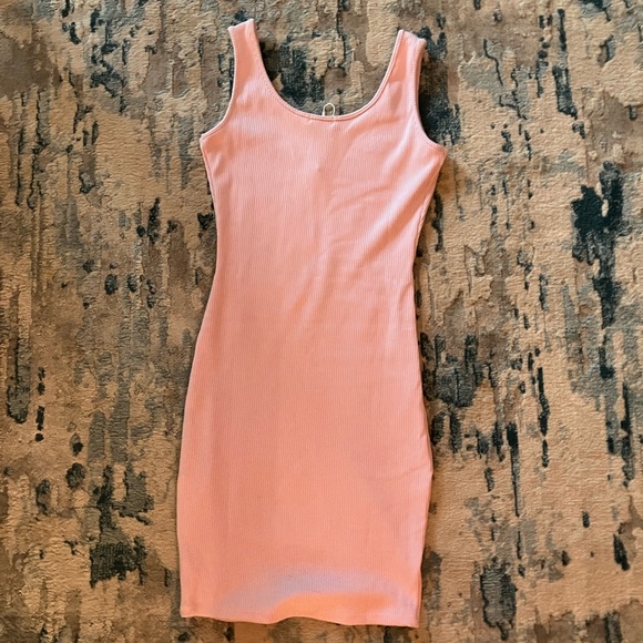 NWT Valencia Ribbed Mini Dress Pink Size Medium, Briavia - Picture 2 of 5